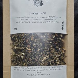 Infusion Tchaï/20% fleurs cbd/cbg(50g)